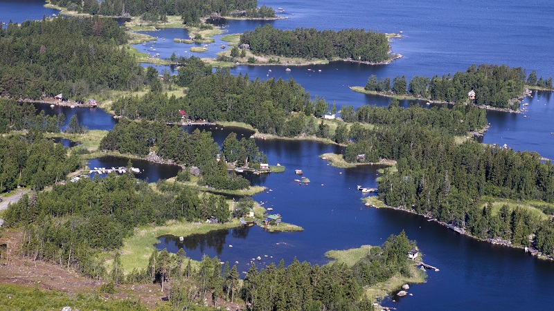 Kvarken skärgård mellan Umeå och Vasa Foto: Visit Finland